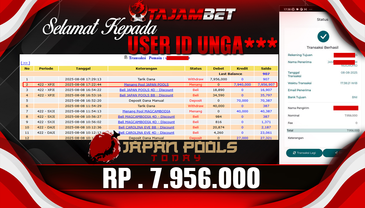 TAJAMBET JACKPOT SLOT (SUPER SCATER OLYMPUS) Rp.16.500.000.,- LUNAS